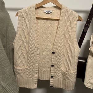 ReDone knit vest only worn twice. Like new